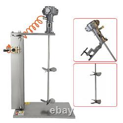 100L Automatic Pneumatic Paint Mixer Liquid Mixing Disperser Blender With Stand
