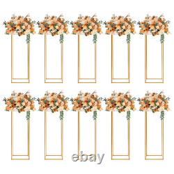 10PCS Column Wedding Flower Stand Cylindrical Display Rack 31.5inch Metal