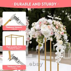 10PCS Column Wedding Flower Stand Cylindrical Display Rack 31.5inch Metal