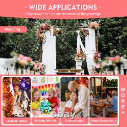 10PCS Column Wedding Flower Stand Cylindrical Display Rack 31.5inch Metal