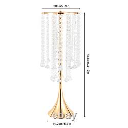 10Pcs Wedding Flower Stand Holder 55.6cm Tall Crystal Grand Centerpiece Stands