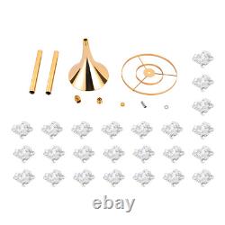 10Pcs Wedding Flower Stand Holder 55.6cm Tall Crystal Grand Centerpiece Stands