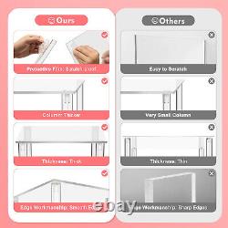 10 Pcs Acrylic Flower Stand Wedding Centerpiece Tall Vase Bouquet Backdrop Vase