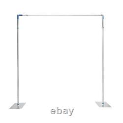 10ft x 10ft Backdrop Stand Pipe Kit Heavy Duty Wedding Back Adjustable Stand New