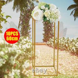 10pcs Party Flower Art Decor Geometric Metal Wedding Arch Backdrop Stand New