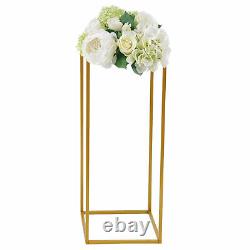10pcs Party Flower Art Decor Geometric Metal Wedding Arch Backdrop Stand New