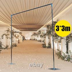 10x10FT Wedding Party Prom Backdrop Stand Pipe Curtain Frame Telescopic Pipe Kit