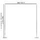 10x10ft/10x20ft Wedding Party Backdrop Stand Pipe Kit Curtain Frame Telescopic