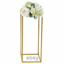 10x Flower Vase Column Stand Metal Road Lead Elegant Wedding Event Rack USA