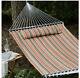 13 ft Outdoor Porch Patio Quiled Hammock Bronze Steel Stand. Free Shipping