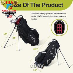 14 Way Golf Stand Bag Golf Bags Men Stand Top Dividers Ergonomic Golf Club Bags
