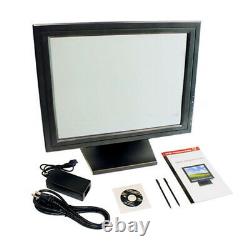 15'' Touch Screen Monitor LCD VGA POS Display for Restaurant+POS Stand 1024x768
