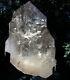 18.8 kg cathedral quartz crystal with custom iron stand. Sapo mine. NO SHIPPING