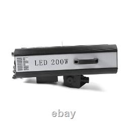 200W LED Follow Spotlight Manual Control Follow Spot Light with Stand 1.2-1.5m