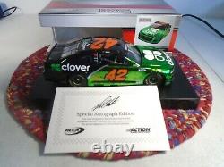 2021 Ross Chastain 1/24 Clover Color Chrome AUTOGRAPHED Camaro-FREE SHIPPING