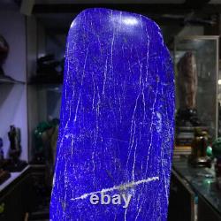 20.9LB Natural Lapis Lazuli Quartz Polishing Crystal Specimen +Stand. Jc3010d