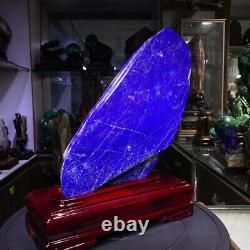 22.88LB Natural Lapis Lazuli Quartz Polishing Crystal Specimen +Stand. Jc3010h