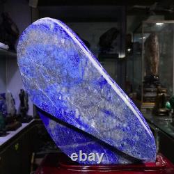 22.88LB Natural Lapis Lazuli Quartz Polishing Crystal Specimen +Stand. Jc3010h