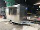 2Mx1.6M Stainless Steel Concession Stand Trailer Food Kitchen Shipped by Sea