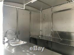 2Mx1.6M Stainless Steel Concession Stand Trailer Food Kitchen Shipped by Sea