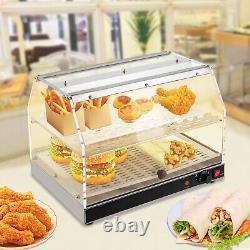 2 Tiers Full Commercial Food Warmer Pizza Restaurant Food Display Warmer Case