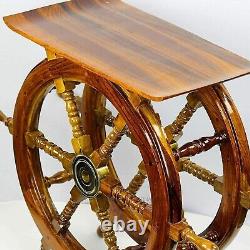 30 Wooden Ship Wheel Home Decor Table Pirate's Antique Brass Home Decor Gift