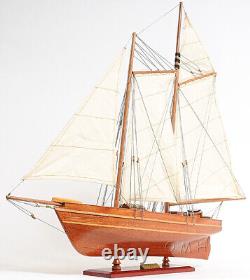 33 Inch America Sailboat Model Wooden Wood Boat Ship Replica New