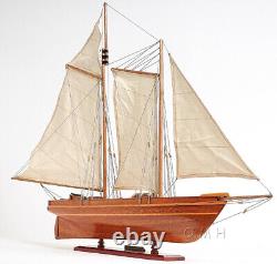 33 Inch America Sailboat Model Wooden Wood Boat Ship Replica New