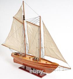 33 Inch America Sailboat Model Wooden Wood Boat Ship Replica New