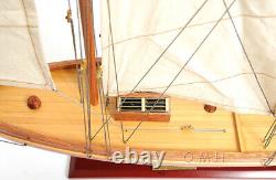 33 Inch America Sailboat Model Wooden Wood Boat Ship Replica New