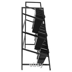 3 Layers Metal Flower Display Stand with 12PCS Buckets for Garden Florist