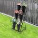 3-tier Flower Display Stand Flower Display Stand with 12 Pieces Buckets Black