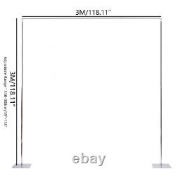 3x3m/3x6m Telescopic Heavy Duty Pipe and Drape Kit Wedding Backdrop Stand SALE