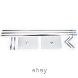 3x3m Wedding Party Backdrop Stand Pipe Kit Curtain Frame Telescopic Pipe Rack