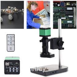 48 MP 1080P Electronic Digital Microscope Industrial HDMI Camera Video Stand New