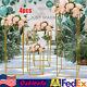 4 PCS Geometric Metal Stands Flower Vase Holders Wedding Party Backdrop Decor