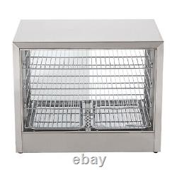 4-Tier Commercial Food Warmer Display Countertop Pie Pizza Cabinet Showcase 800W