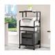 4 Tier Stand with Storage Shelf, Tall Mobile Printer Table for Home. Fast Ship