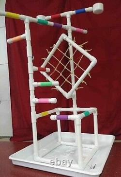 54 Tall Climber 1 PVC Macaw Perch \ Stand \ Play Gym FREE SHIPPING