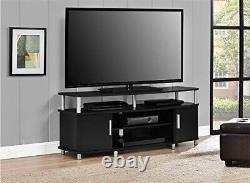 55 Inch TV Stand Entertainment Unit 55in max TV Size Flat Screen Center Console