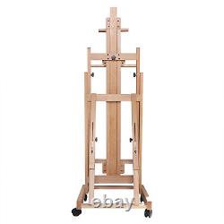 56 To 91 Large Movable Artist Studio Easel Wooden Art Stand H-Frame Adjustable