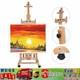 56 to 91 Adjustable Large Movable Artist Studio Easel Wooden Art Stand H-Frame