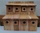 8 WESTERN BLUEBIRD BIRD HOUSES NEST. HOLE SIZE 1 9/16. Free shipping handmade