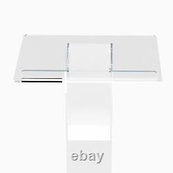 Acrylic Clear Podium Transparent Church Pulpit Plexiglass Lectern Stand Weddin