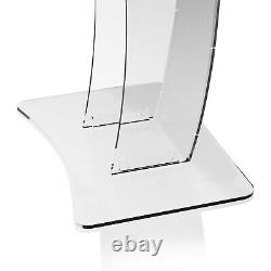 Acrylic Clear Podium Transparent Church Pulpit Plexiglass Lectern Stand Weddin