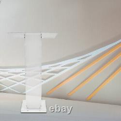 Acrylic Plexiglass Church Pulpit Podium Conference Transparent Presentat Stand