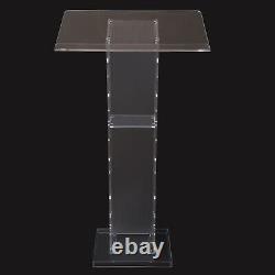 Acrylic Plexiglass Church Pulpit Podium Conference Transparent Presentat Stand