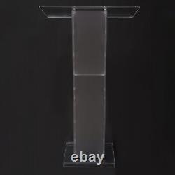 Acrylic Plexiglass Church Pulpit Podium Conference Transparent Presentat Stand