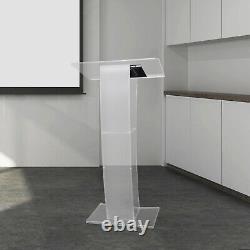 Acrylic Podium Church Pulpit Plexiglass Lectern Stand Debate Podium Conference