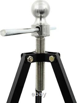 Alloy Steel Gooseneck Stabilizer RV Camper 5th Wheel Tripod Towing Jack Stand